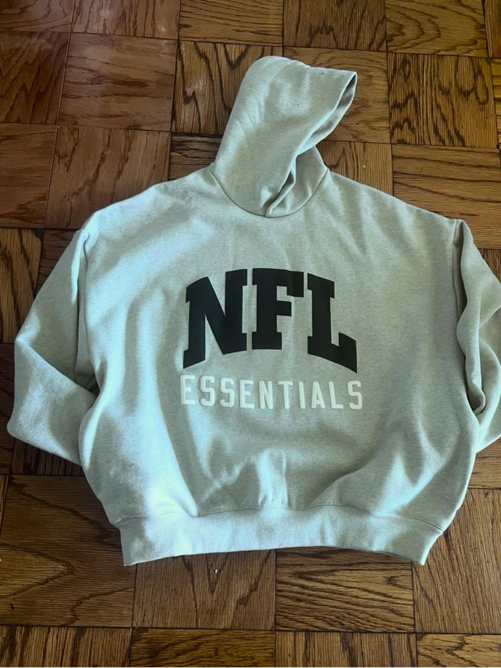Fear of God NFL Essentials Light Gray Pullover Hoodie🔥🔥🔥🔥🔥